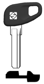 Afbeelding van Silca Fietssleutel plastic kop brass AX9CP