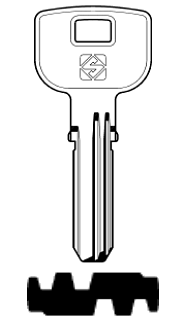 Afbeelding van Silca Boringsleutel brass TE5