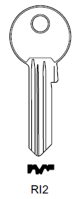 Afbeelding van Canas cilindersleutel RI2