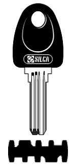 Afbeelding van Silca Banensleutel nikkel LH18P