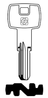 Afbeelding van Silca Boringsleutel brass GVY4R