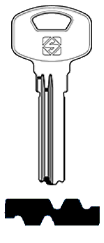 Afbeelding van Silca Boringsleutel brass YA104R