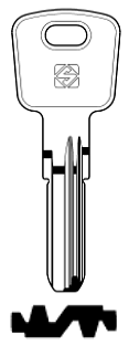 Afbeelding van Silca Boringsleutel brass OC4