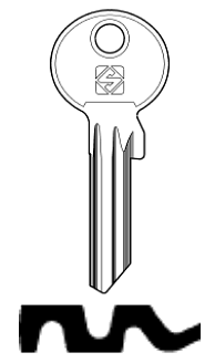 Afbeelding van Silca Cilindersleutel staal ZE40X