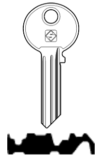 Afbeelding van Silca Cilindersleutel staal WK5