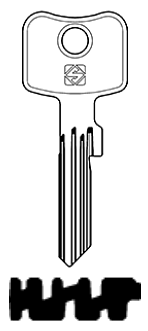 Afbeelding van Silca Cilindersleutel staal WK97