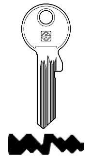 Afbeelding van Silca Cilindersleutel staal GE178RX-5