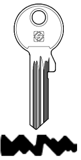 Afbeelding van Silca Cilindersleutel staal GE178RX-3