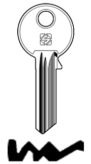 Afbeelding van Silca Cilindersleutel staal GE7R