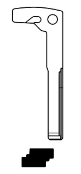 Afbeelding van Silca Autosleutel staal HU126AT