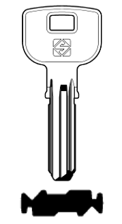 Afbeelding van Silca Boringsleutel brass TE9