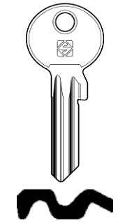 Afbeelding van Silca Cilindersleutel staal TO30X