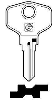 Afbeelding van Silca Cilindersleutel staal HPP1