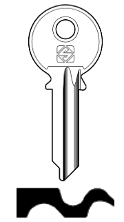 Afbeelding van Silca Cilindersleutel staal CVL3