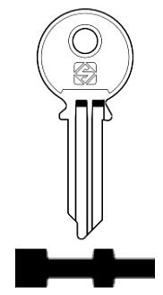 Afbeelding van Silca Cilindersleutel staal CVL4