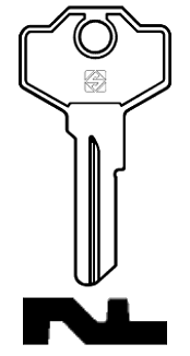 Afbeelding van Silca Cilindersleutel staal GS4R