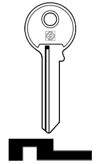 Afbeelding van Silca Cilindersleutel staal TL11