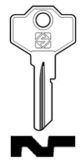 Afbeelding van Silca Cilindersleutel staal SM1R