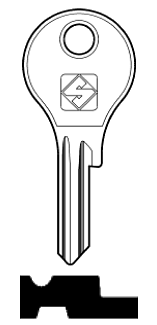 Afbeelding van Silca Cilindersleutel staal MLM4R