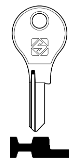 Afbeelding van Silca Cilindersleutel staal MLM6R