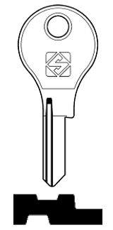 Afbeelding van Silca Cilindersleutel staal MLM7R