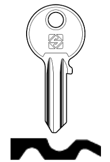 Afbeelding van Silca Cilindersleutel staal ORO1