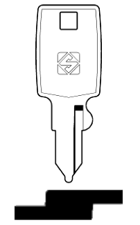 Afbeelding van Silca Cilindersleutel staal SA5