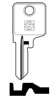 Afbeelding van Silca Cilindersleutel staal STS2R