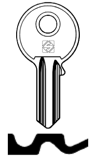 Afbeelding van Silca Cilindersleutel staal WA7R