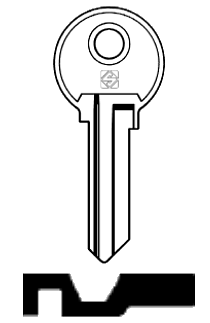 Afbeelding van Silca Cilindersleutel staal WEI3