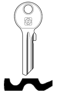 Afbeelding van Silca Cilindersleutel staal YT15RX