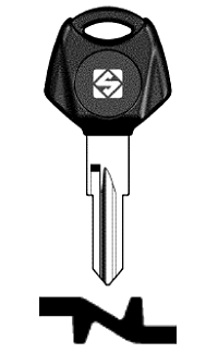 Afbeelding van Silca Transpondersleutel brass ZD24RAT22