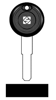 Afbeelding van Silca Transpondersleutel brass ZD30TE zonder chip