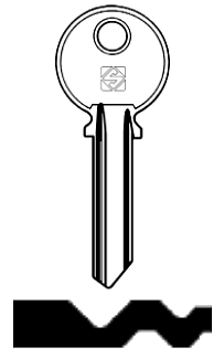 Afbeelding van Silca Cilindersleutel staal RO23R