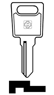 Afbeelding van Silca Cilindersleutel staal RO46R