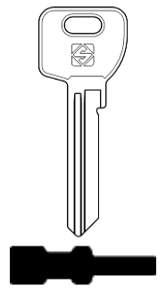 Afbeelding van Silca Cilindersleutel staal MC25