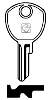 Afbeelding van Silca Cilindersleutel staal VAC60