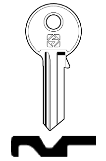 Afbeelding van Silca Cilindersleutel staal VAC29