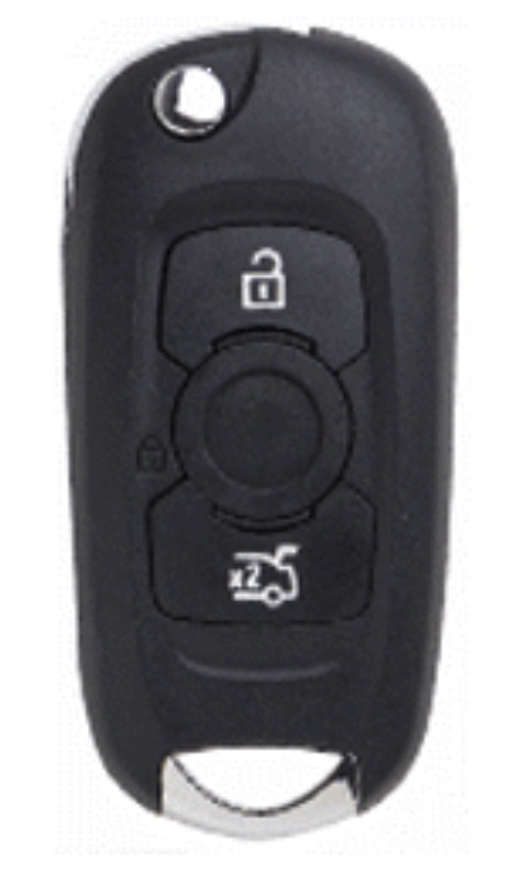 Afbeelding van Silca Afstandsbediening OPEL 3-knops HU100R23