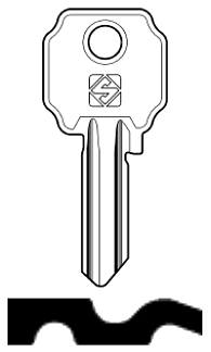 Afbeelding van Silca Cilindersleutel staal LC16