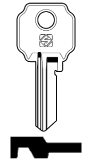 Afbeelding van Silca Cilindersleutel staal LC3