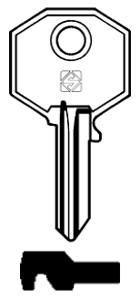 Afbeelding van Silca Cilindersleutel staal LC6