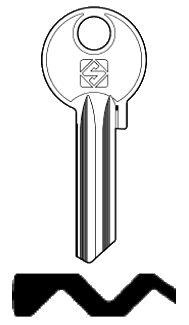 Afbeelding van Silca Cilindersleutel staal FB23