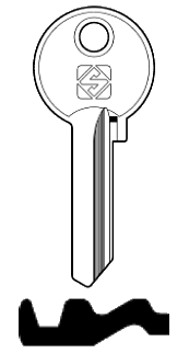 Afbeelding van Silca Cilindersleutel staal FB9