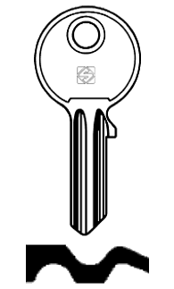 Afbeelding van Silca Cilindersleutel staal FAC2