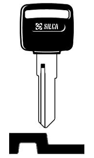 Afbeelding van Silca Cilindersleutel brass SOP14RP