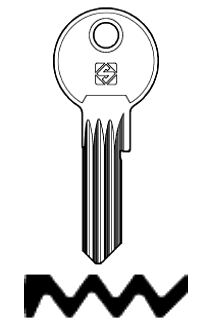 Afbeelding van Silca Cilindersleutel staal TN36