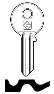 Afbeelding van Silca Cilindersleutel staal WE2R