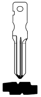 Afbeelding van Silca Autosleutel staal HU142T