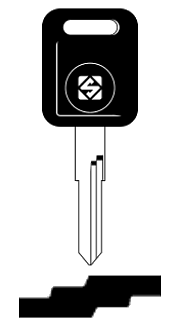 Afbeelding van Silca Transpondersleutel staal HU49AT2